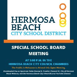 HBCSD: Special School Board Meeting